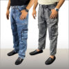 2 PICS PREMIUM 6 POCKETS DENIM BAGGY PANT