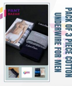 3 Piece Cotton Boxer Underwear Set For Men