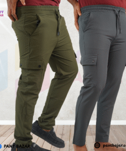 2 pis Premium George Men’s combo Cargo Trousers