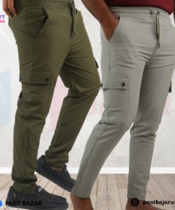 2 pis Premium George Men’s combo Cargo Trousers